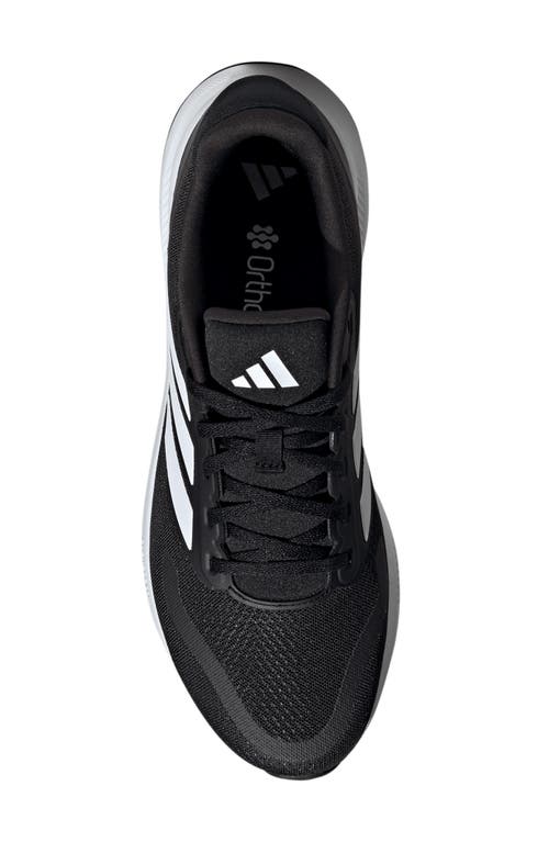 Adidas Originals Adidas Run Falcon 5 Running Shoe In Black/white/black