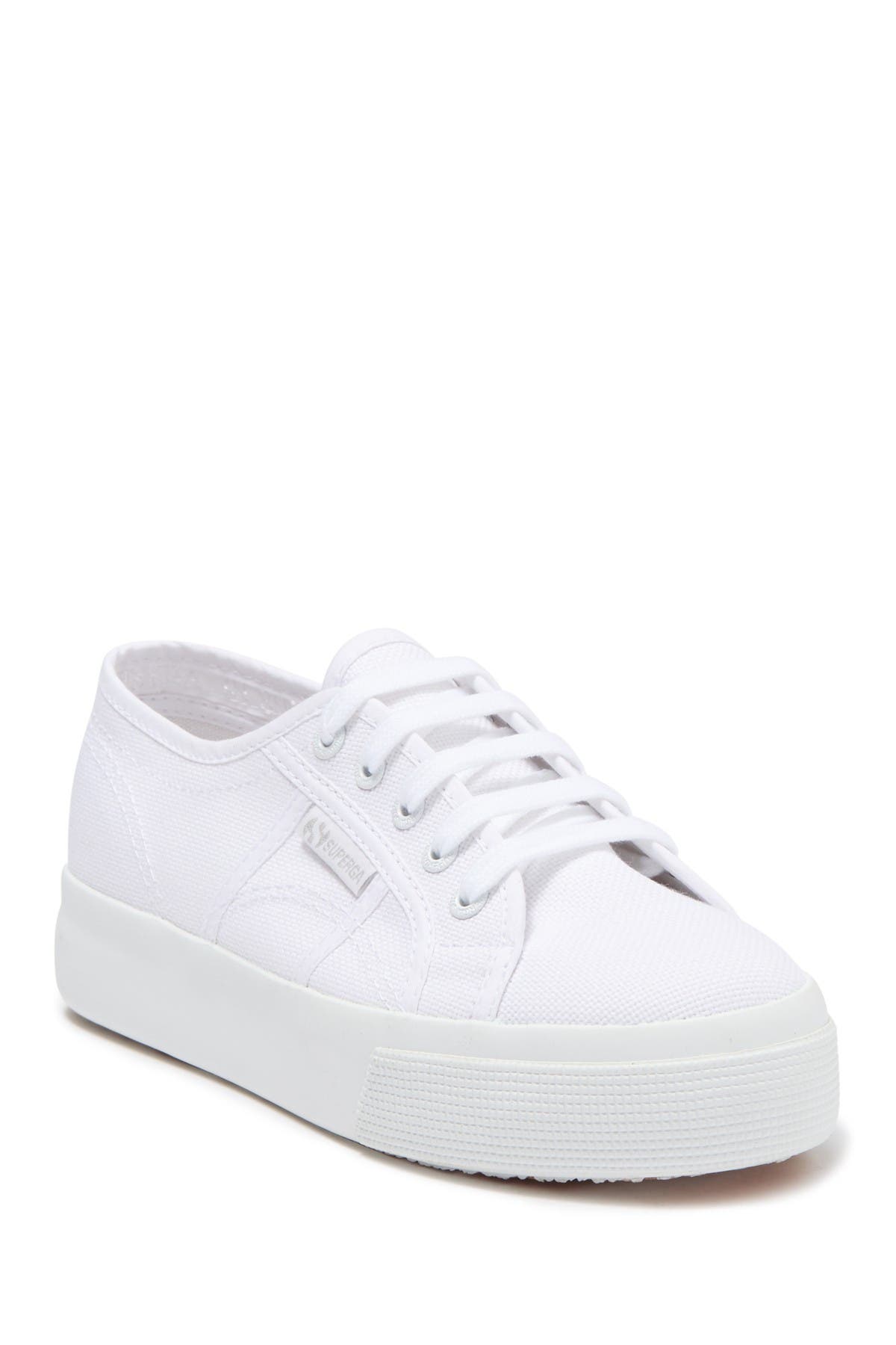 Superga Cotu Platform Sneaker In Tot White