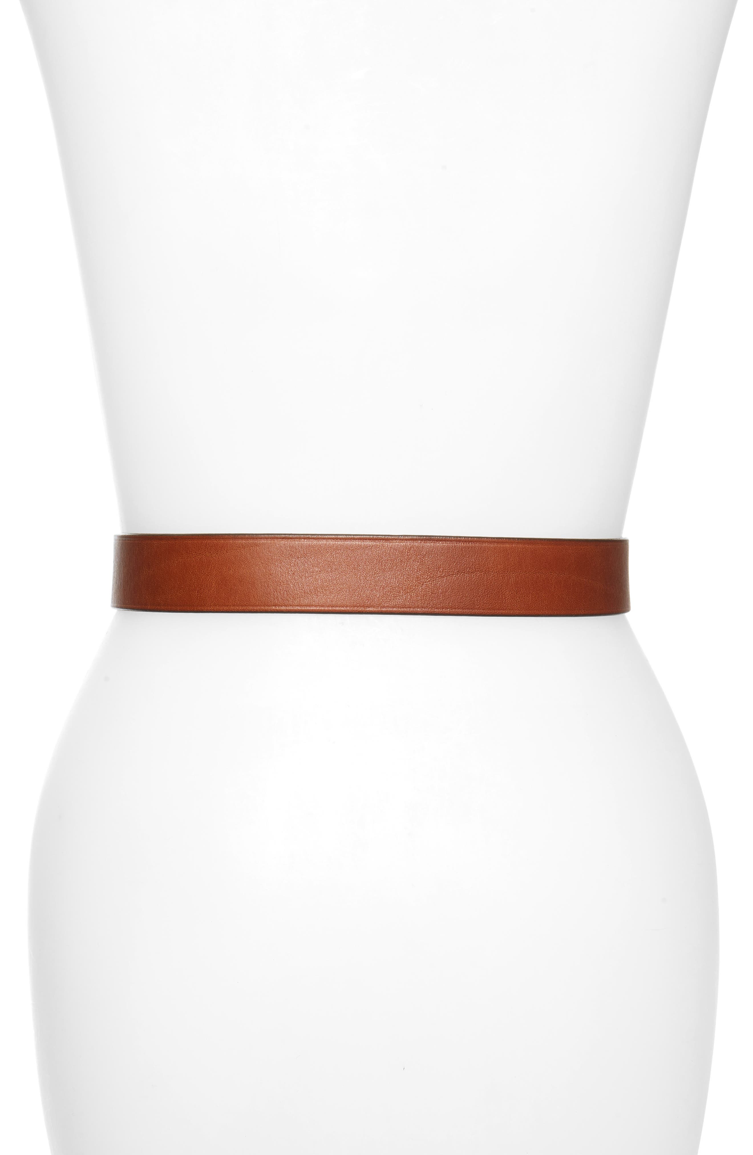 madewell leather belt bolsa