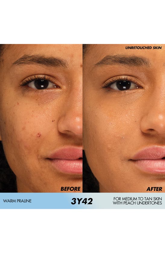 Make Up For Ever Hd Skin Hydra Glow Skin Care Foundation With Hyaluronic Acid In 3y42 - Warm Pralin