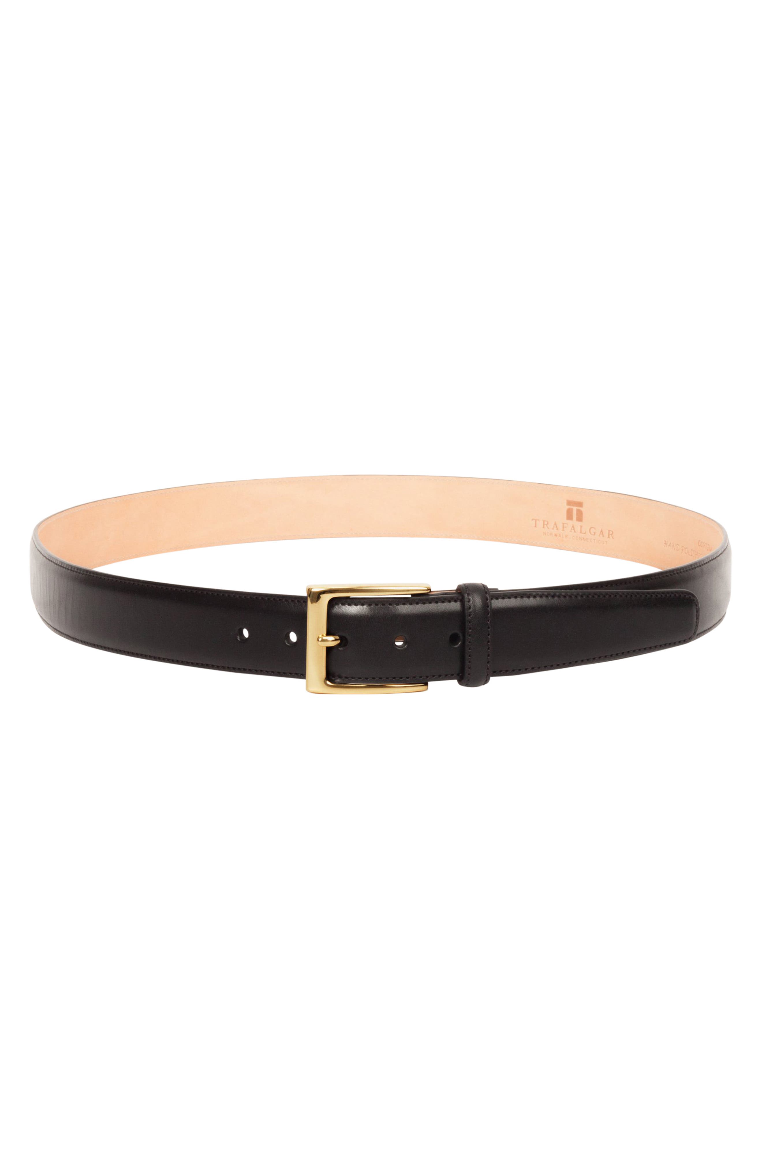 Trafalgar 'Cortina' Leather Belt | Nordstrom