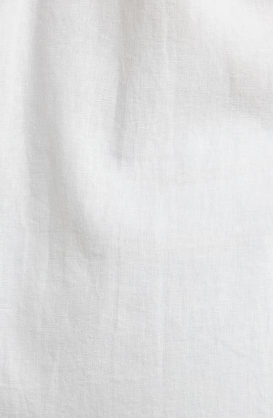 Shop Caslon (r) Long Sleeve Linen Blend Button-up Shirt In White
