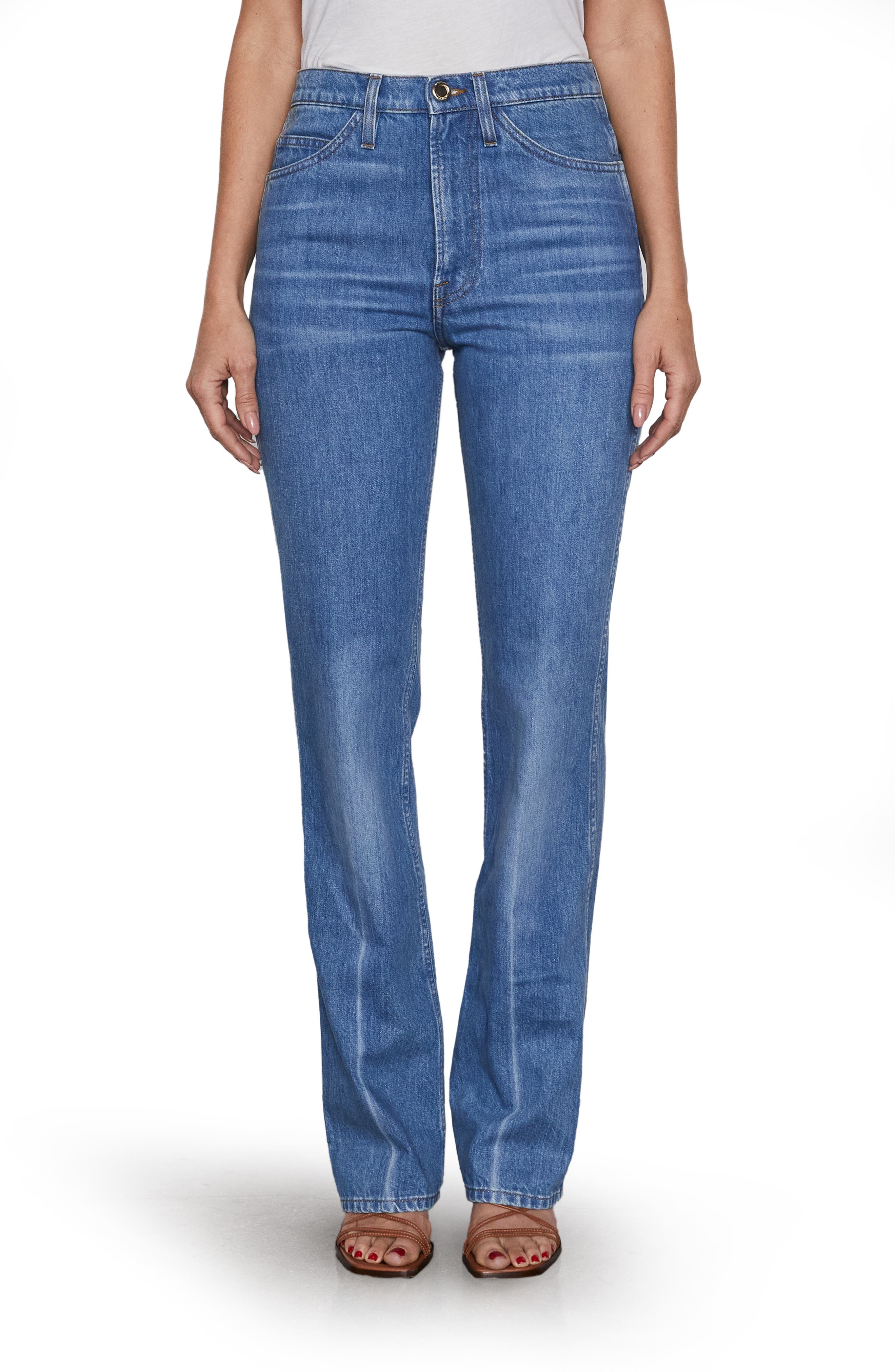 FRAME Le Italien High Waist Flare Jeans 