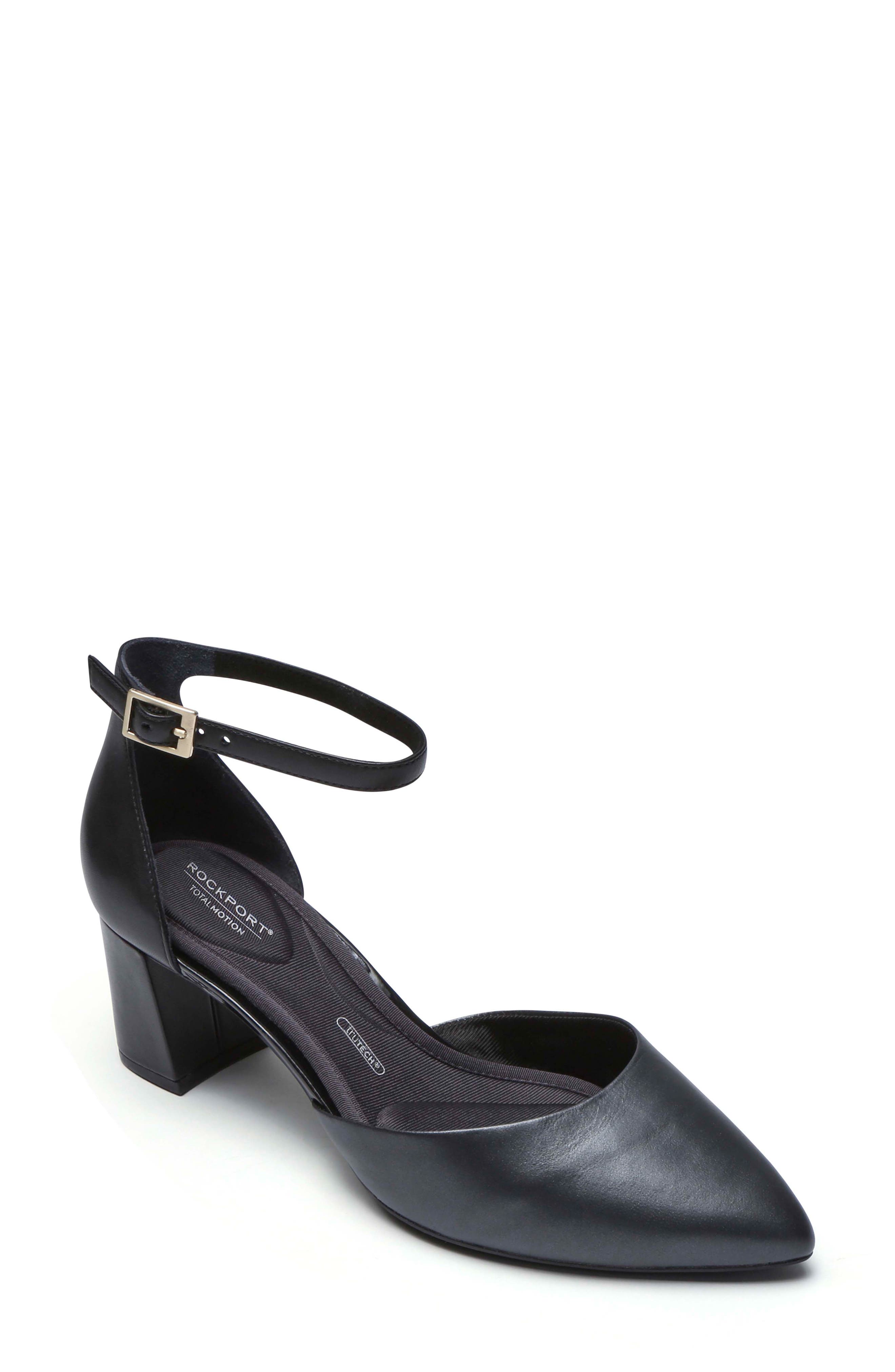 total motion salima ankle strap pump