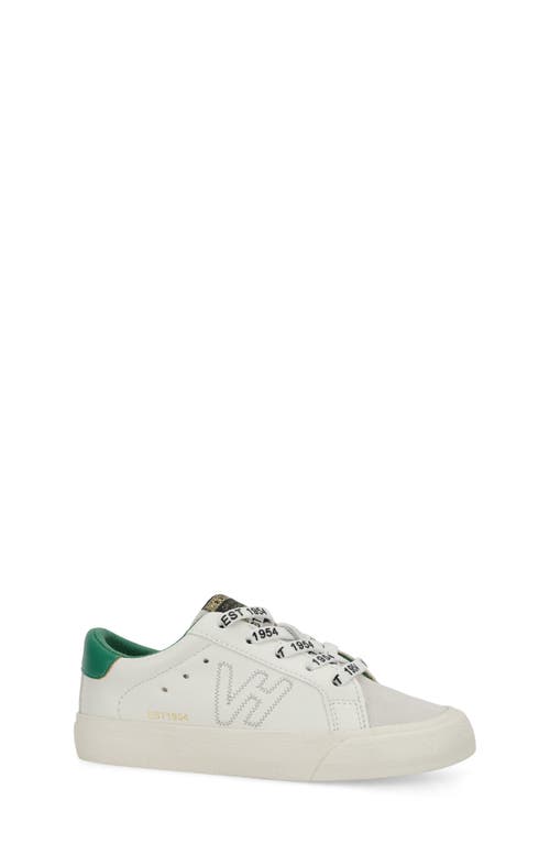 Vintage Havana Kids' Vita Sneaker In White/grey/green