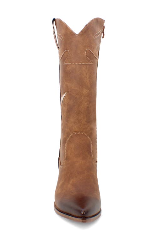 Yoki Gayle 34 Western Boot In Brown