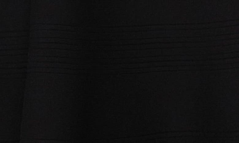 Shop Cece Rib Sweater Dress In Rich Black