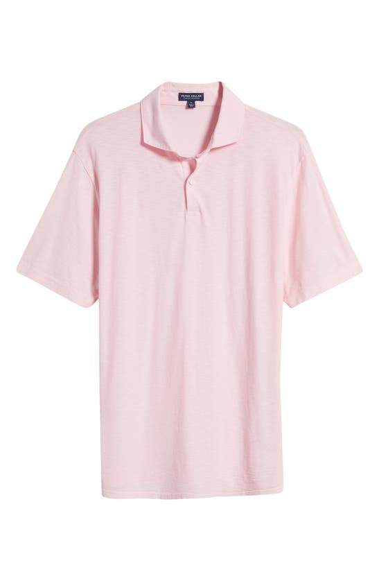Shop Peter Millar Crown Crafted Journeyman Pima Cotton Polo In Misty Rose