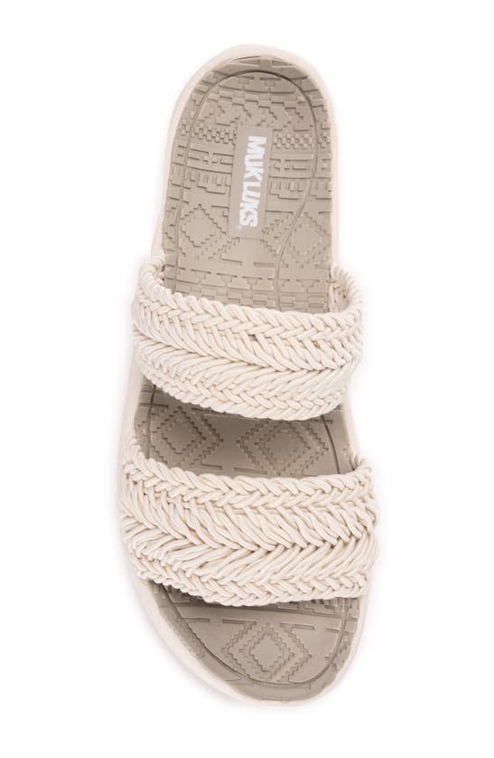Shop Muk Luks Stella 2 Slide Sandal In Neutral