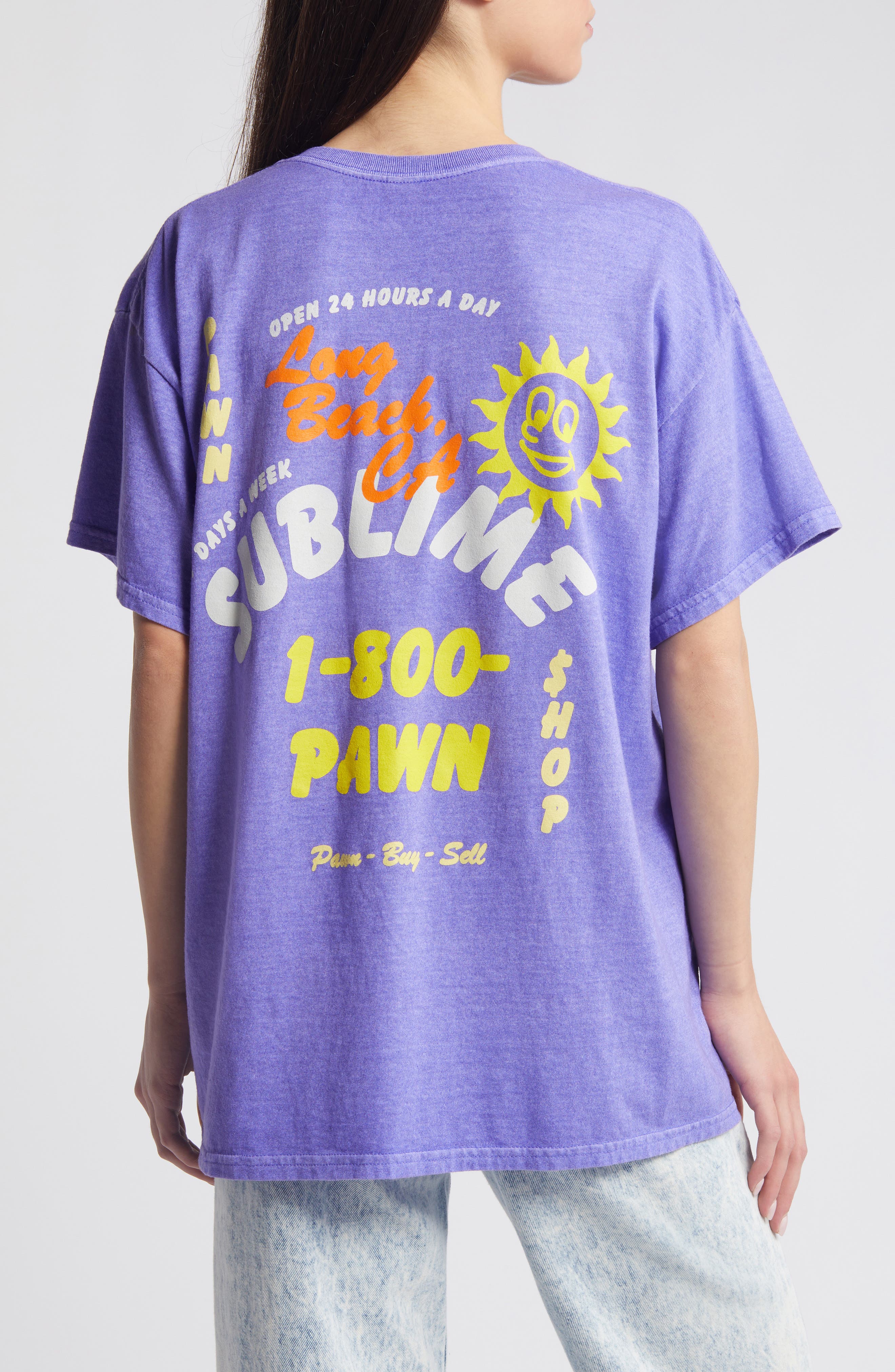 Merch Traffic Sublime Pawn Shop Oversize Graphic T-Shirt | Nordstrom