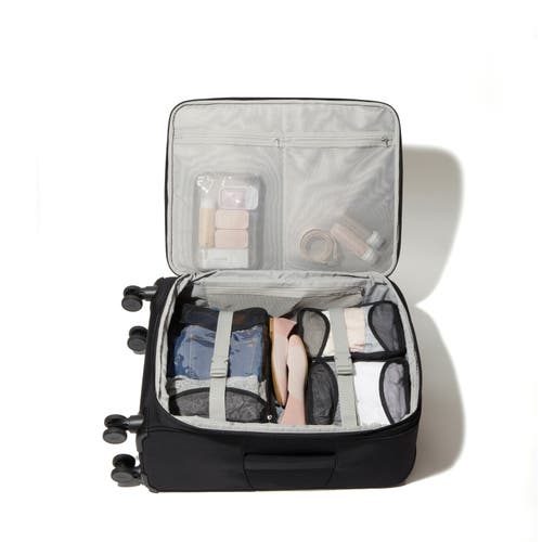 Baggallini 26 In. Large Checked Luggage With Expansion In Black