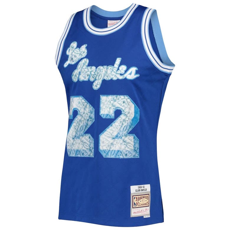 Mitchell & Ness Youth Boys Royal and White Los Angeles Lakers 1996