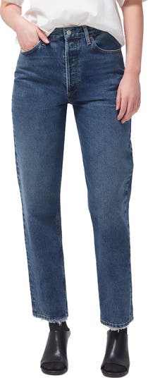 AGOLDE '90s Pinch High Waist Straight Leg Organic Cotton Jeans | Nordstrom
