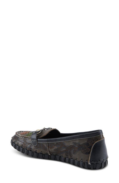 Shop L'artiste By Spring Step Delavigne Bit Loafer In Charcoal Multi