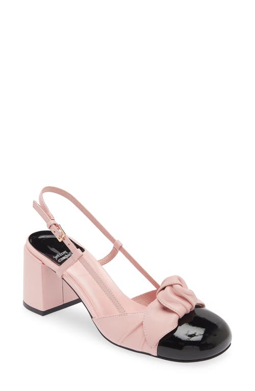 Jeffrey Campbell Babydoll Slingback Cap Toe Pump Black Patent at Nordstrom,