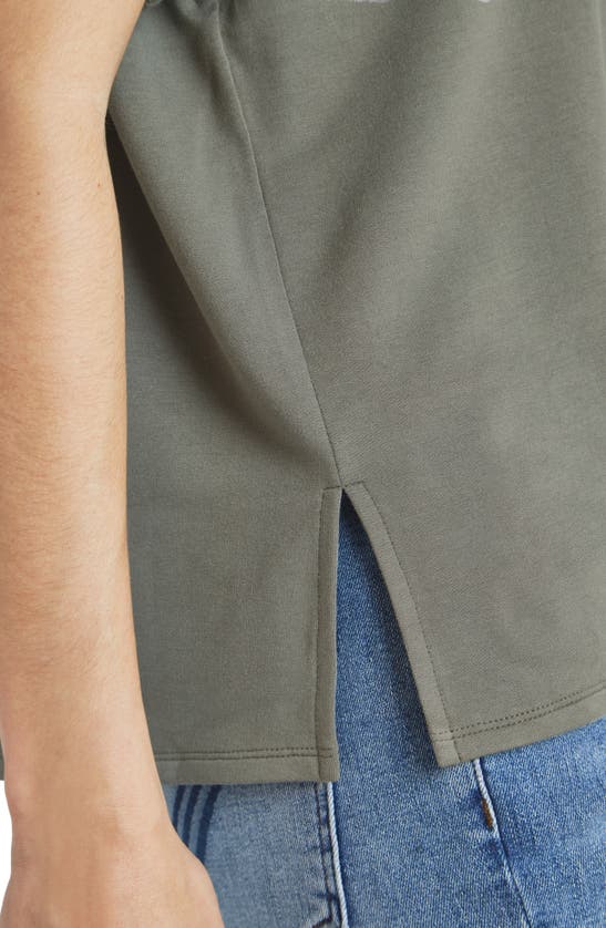SPLENDID SPLENDID SUPERSOFT SHORT SLEEVE SWEATSHIRT