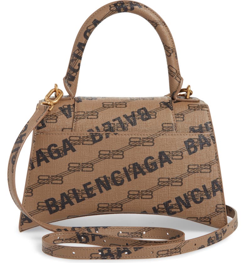 Hourglass License BB Monogram Leather Top Handle Bag