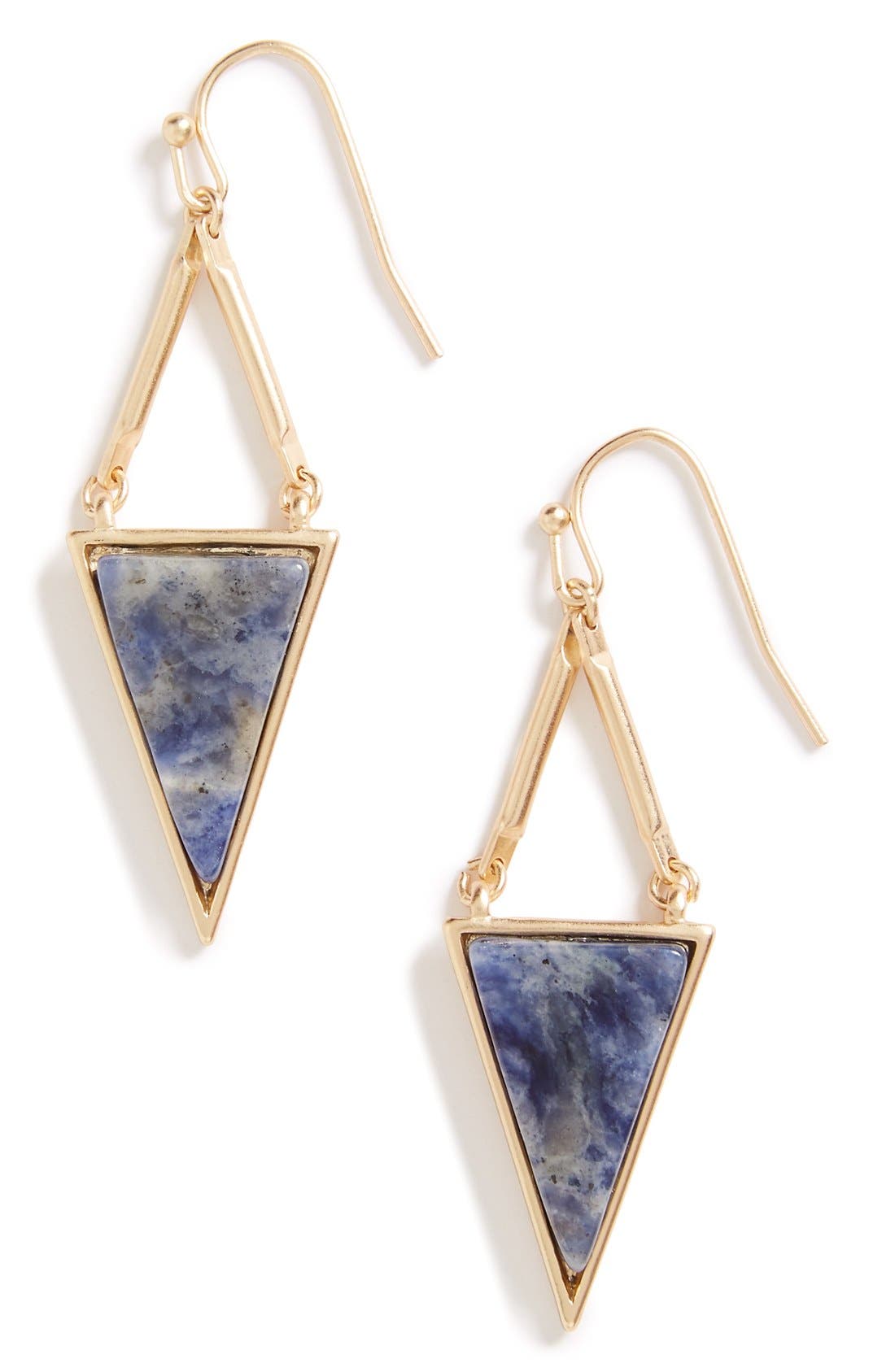 Panacea Stone Triangle Drop Earrings Nordstrom