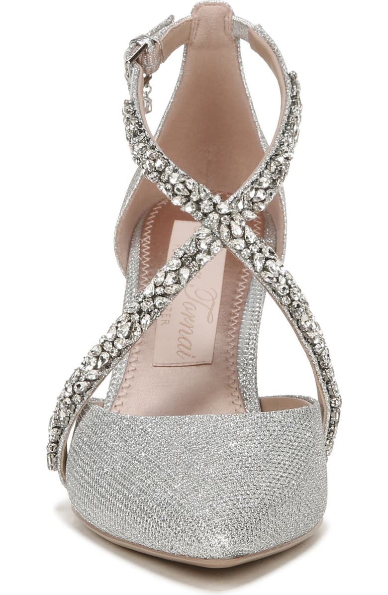 Naturalizer Pnina Tornai for Naturalizer Sevgi Pointed Toe Pump, Alternate, color, Silver Fabric