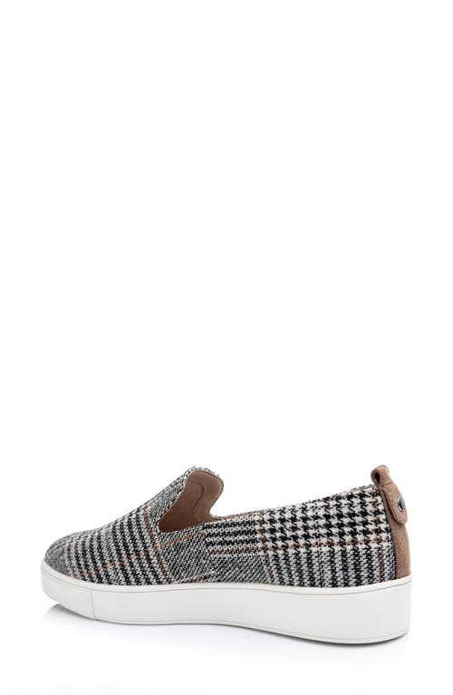 Shop Me Too Fay Slip-on Sneaker In Black Brown Plaid