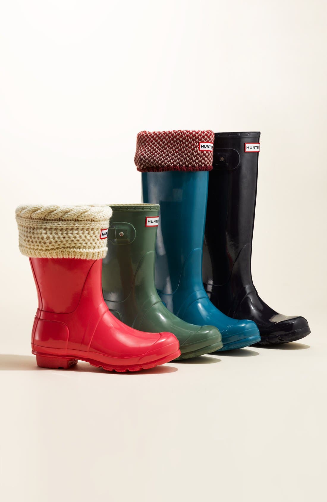 Hunter Short 'Moss' Knit Welly Socks Nordstrom