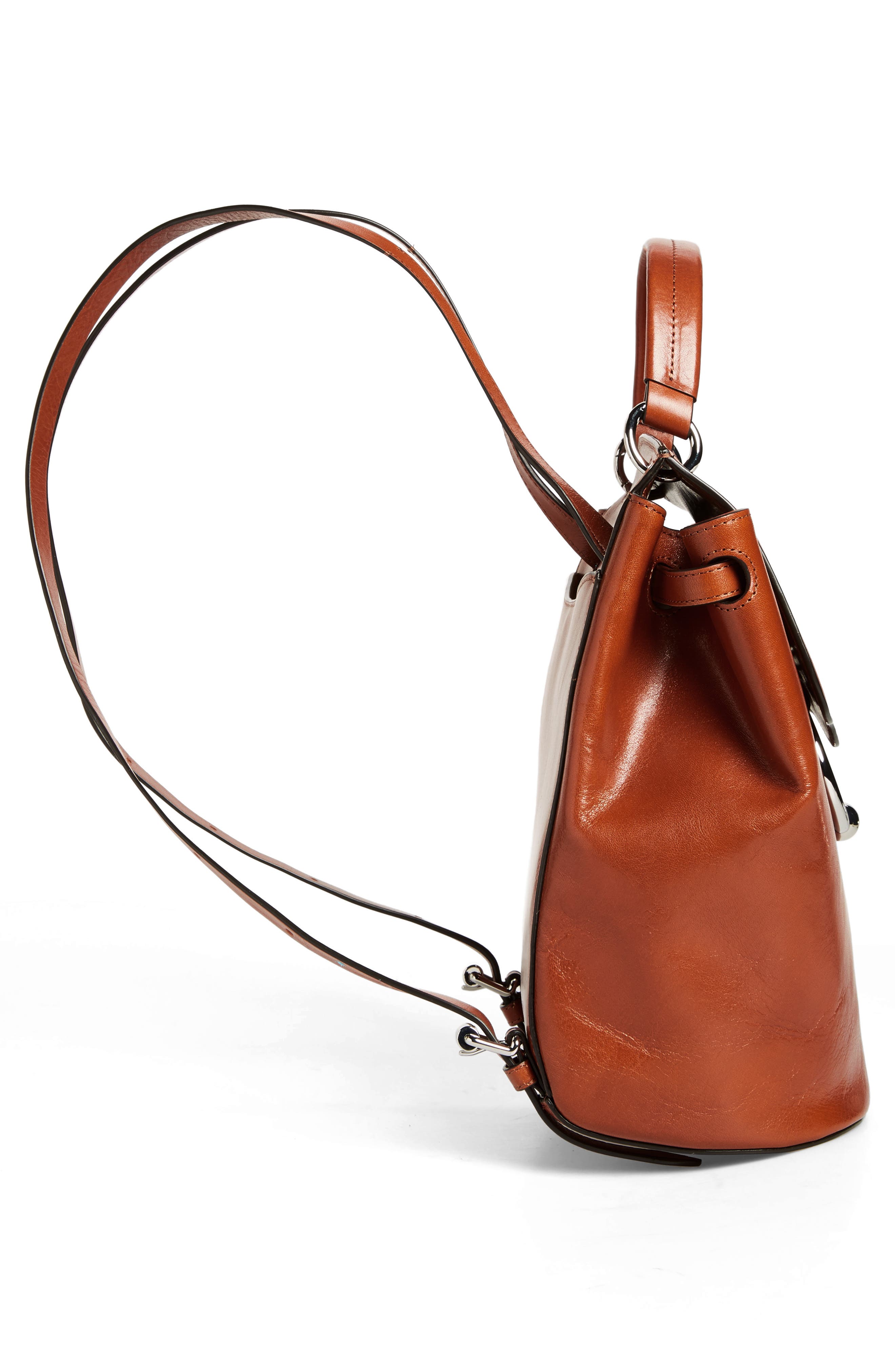 REBECCA MINKOFF,
                            Small Kate Leather Backpack,
                            Alternate thumbnail 12, color,
                            200