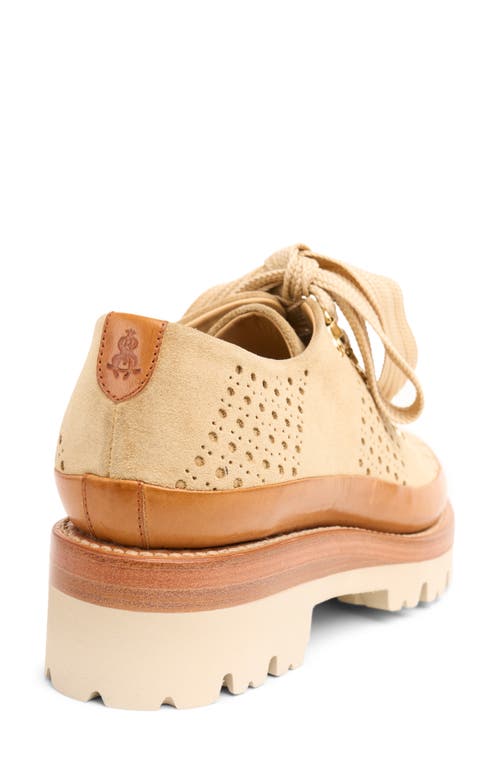 Shop The Office Of Angela Scott Ms. Josephine Lug Sole Loafer In Desert Tan