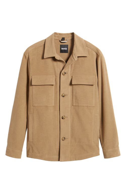 Hugo Boss Boss Carper Jacket In Open Beige