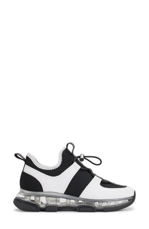 Dkny Tace Slip-on Sneaker In Bk/brt Wht
