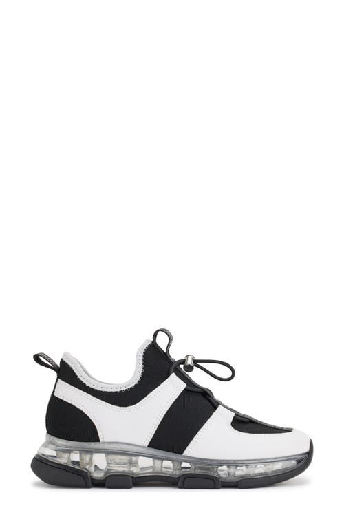 Shop Dkny Tace Slip-on Sneaker In Bk/brt Wht