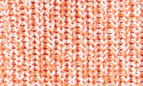 English Factory Mara Sleeveless Sweater In Orange In Orange/white