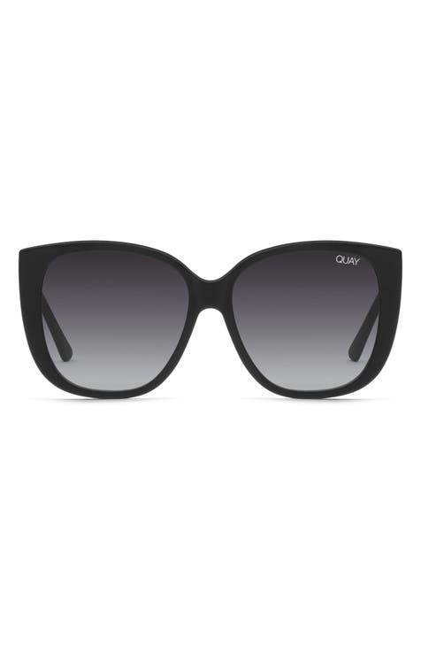 Cat-eye Sunglasses - Black - Ladies