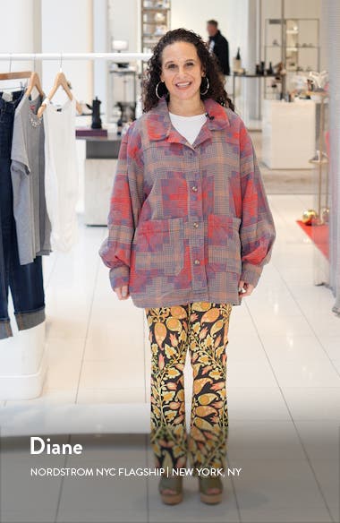 Free People Keep It Cozy Plaid Cotton Flannel Overshirt