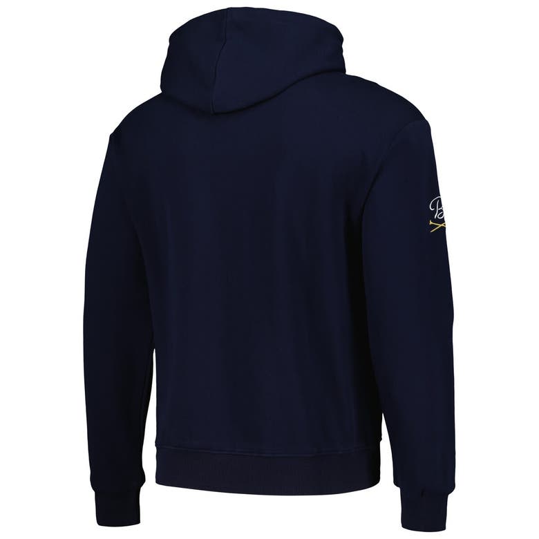 Shop Barstool Golf Navy The Players Pullover Hoodie