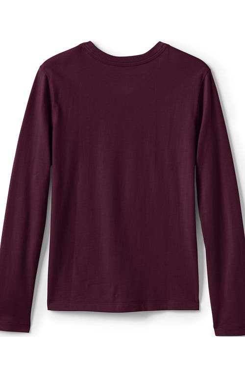 LANDS' END LANDS' END SCHOOL UNIFORM GIRLS LONG SLEEVE ESSENTIAL T-SHIRT