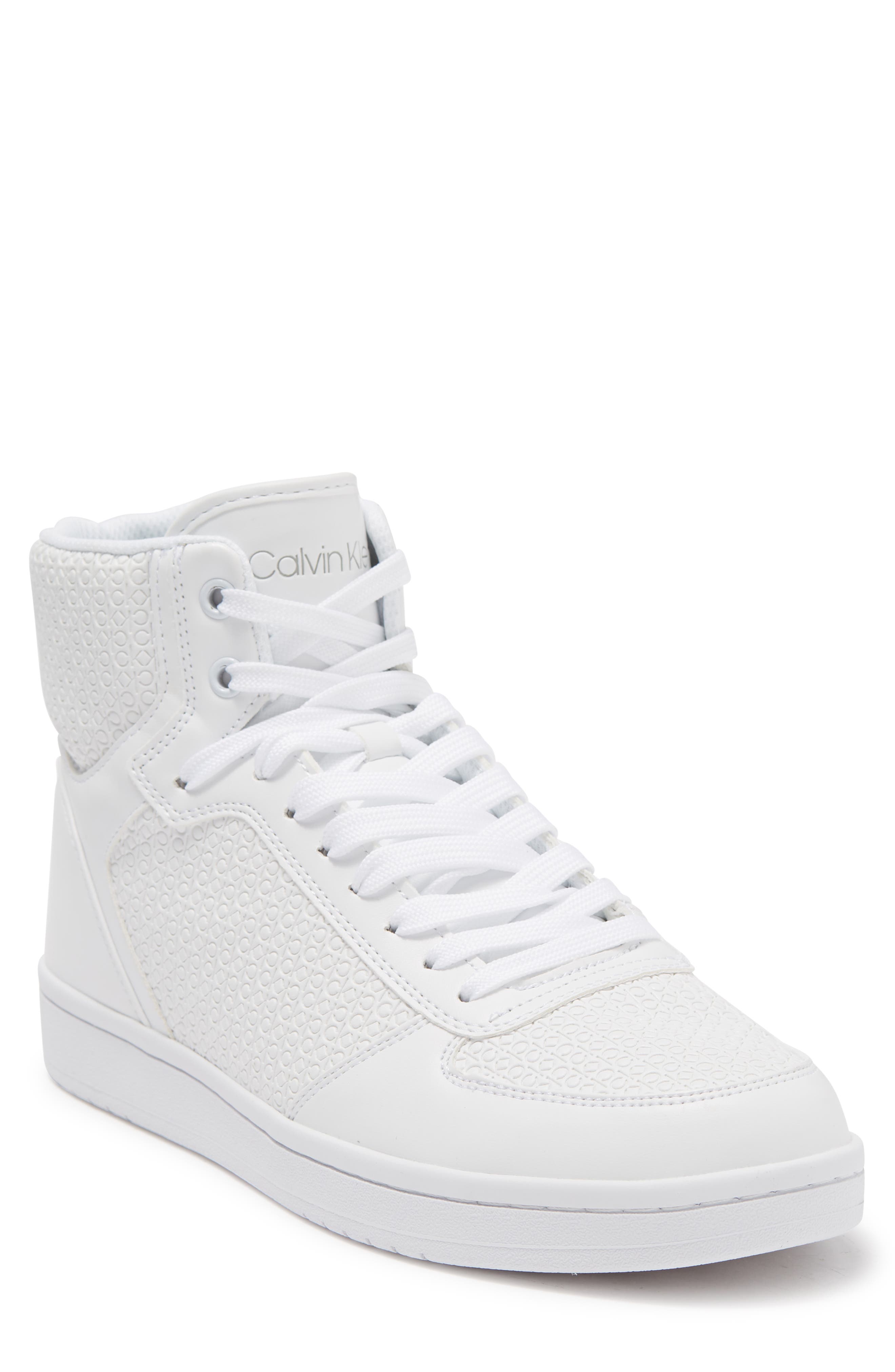 Calvin Klein Loroe High Top Sneaker In White Ll | ModeSens