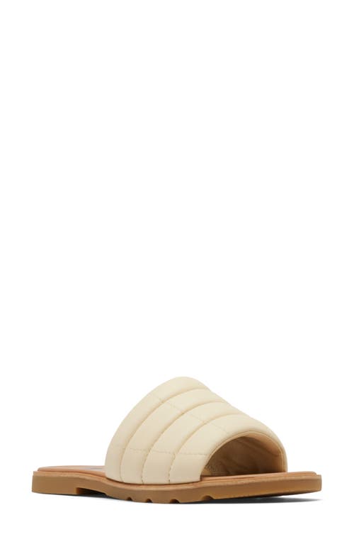 SOREL SOREL ELLA III QUILTED PUFF SLIDE SANDAL 