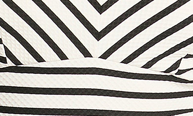 Shop Sea Level Amalfi Stripe Dd- & E-cup One-piece Swimsuit In Black