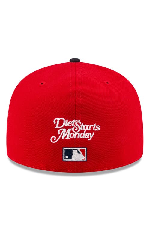 Shop New Era X Diet Starts Monday X Diet Starts Monday Boston Red Socks 59fifty Fitted Hat Baseball Cap