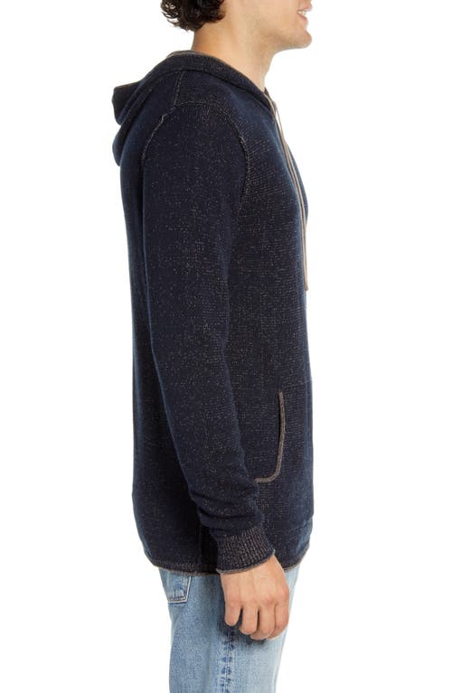 The Normal Brand Jimmy Hoodie Sweater In Navy