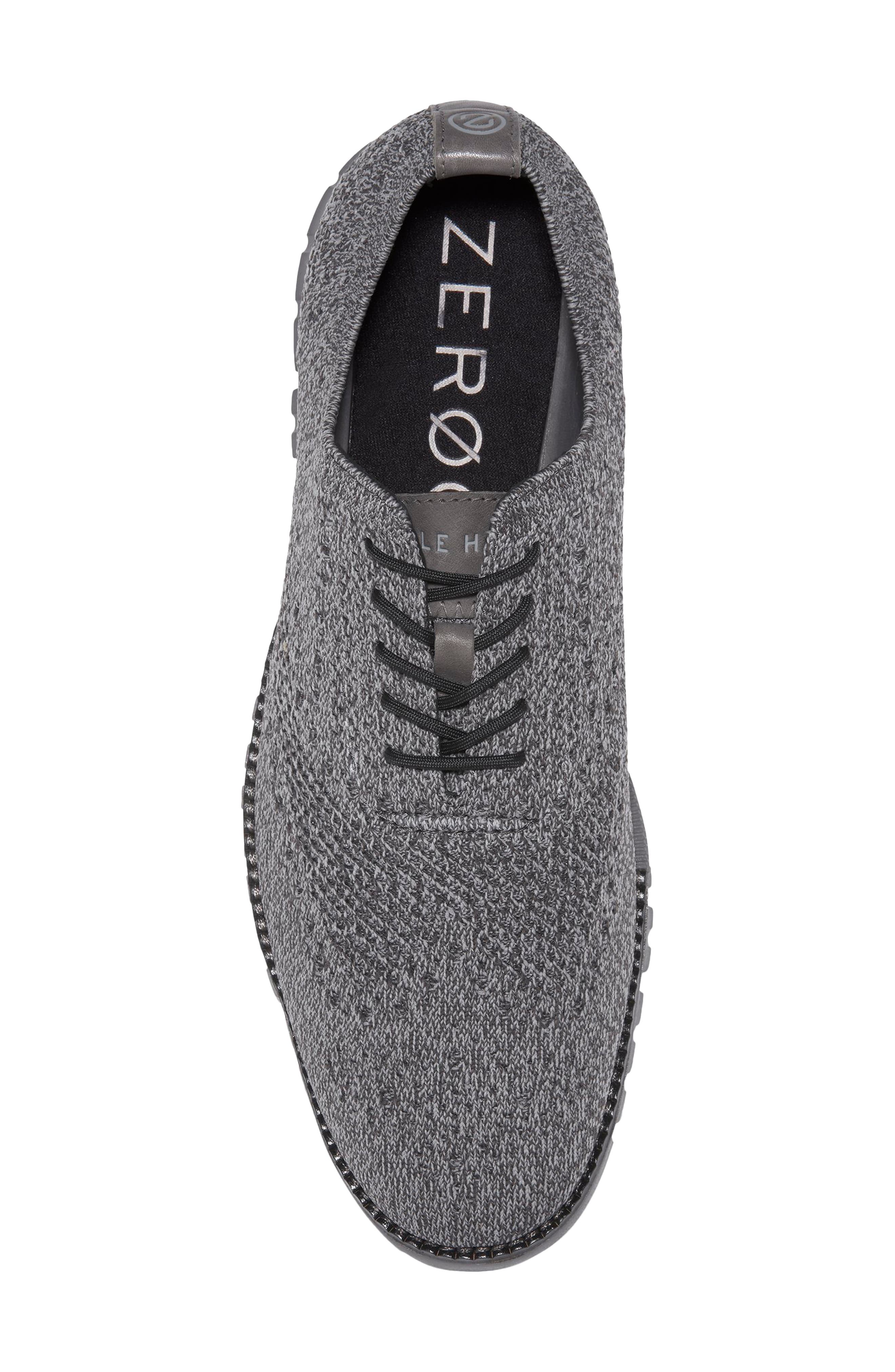 Cole Haan Zerogrand Stitchlite Wingtip Oxford in Dark Pavement/Monument