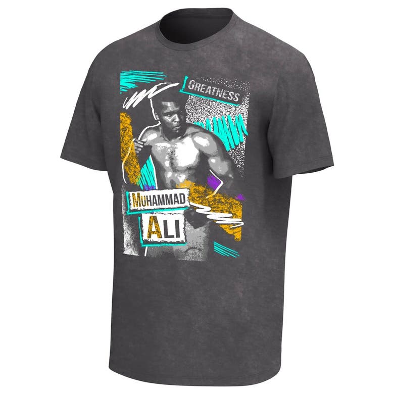 Shop Philcos Black Muhammad Ali Retro Washed Graphic T-shirt