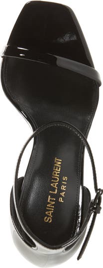 Saint laurent loulou hot sale ankle strap sandal