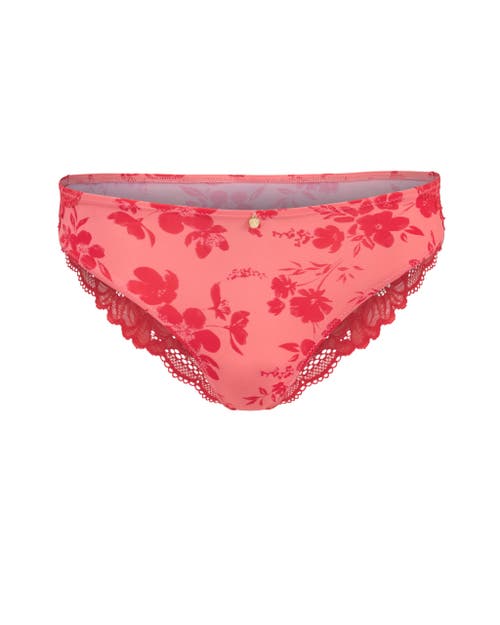 Adore Me Mathilda Bikini Panties In Floral Red