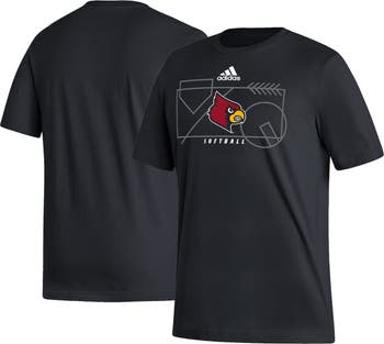 adidas Louisville Cardinals Fadeaway Basketball Pregame Aeroready T-shirt  At Nordstrom in White for Men