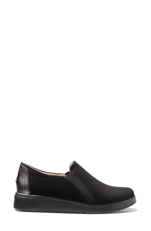 Samuel Hubbard Featherlight Marin Slip-on In Black Nubuck