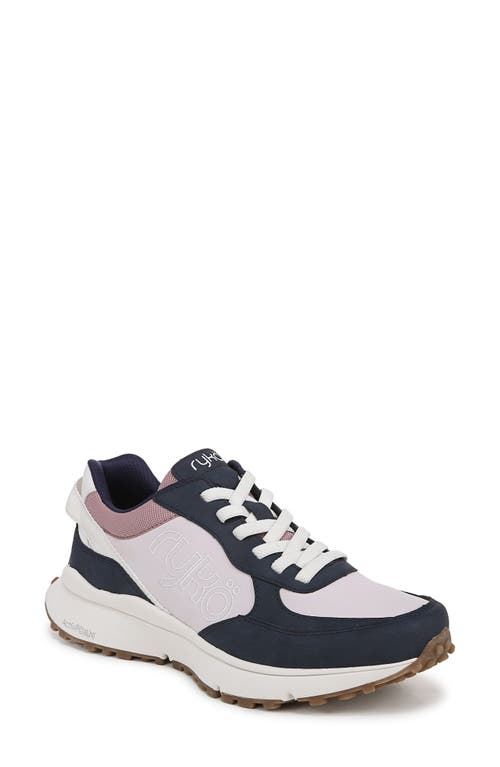 Shop Ryka Rykä Jog On Sneaker In Lilac Navy