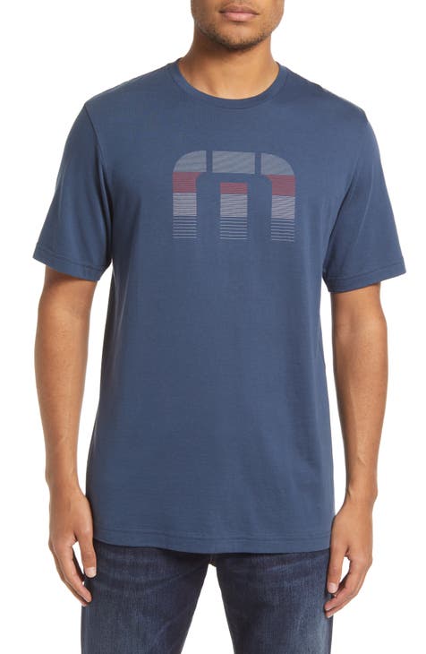 Men's Blue Graphic Tees