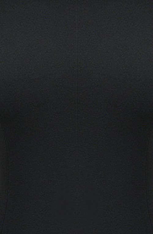 House Of Cb Marie Louise Mock Neck Long Sleeve In Black