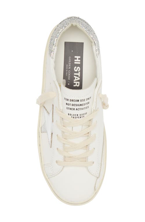 Golden Goose Ball-star Sneakers In White/silver